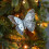 Glitter Butterfly Christmas Ornaments 3 pcs Silver 5