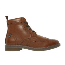 (10 UK, Brown) Nicholas Deakins Mens Deaks Trigger Ankle Boots