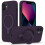 Magnetic Liquid Silicone Case for iPhone 11 Purple 1