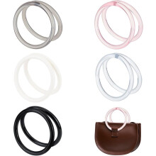 Round Purse Handles 5-Color 10 pcs 4.3 inch