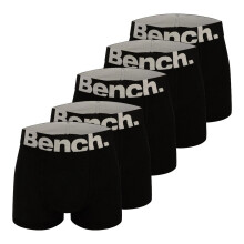 (L, Black) Bench Mens Marco Boxer Shorts (Pack of 5)