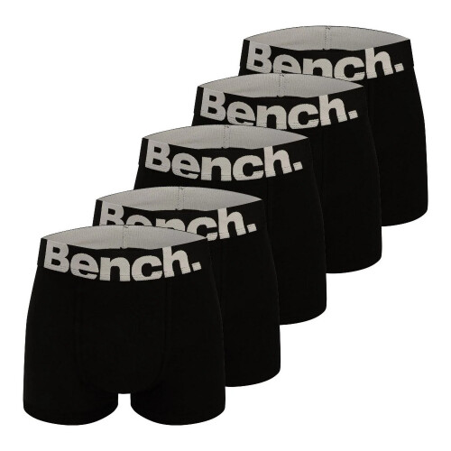 Bench (L, Black) Bench Mens Marco Boxer Shorts (Pack of 5)