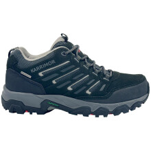 (10 UK, Black/Grey) Karrimor Mens Mount Suede Low Waterproof Walking Shoes