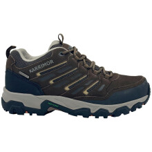 (10.5 UK, Brown) Karrimor Mens Mount Suede Low Waterproof Walking Shoes