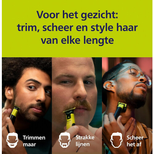 Compatibel met Philips OneBlade scheerapparaten, vervangende scheerbladen. 2