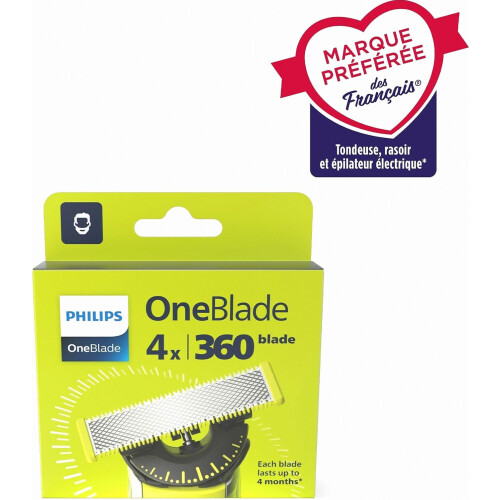 Compatibel met Philips OneBlade scheerapparaten, vervangende scheerbladen. 2