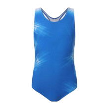 (9-10 Years, Blue) Slazenger Childrens/Kids Strobe Muscleback One Piece Swimsuit