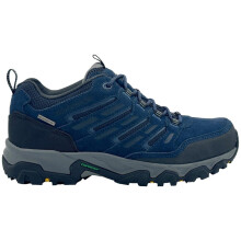 (10 UK, Navy) Karrimor Mens Mount Suede Low Waterproof Walking Shoes