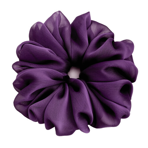 Soft Chiffon Scrunchies 38 Colors Large Ponytail Holders 2
