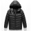 Heated White Jacket for Kids 4-15 Years Soft Cotton with 4