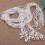 Sterling Silver Snake Chain Necklace 5 pcs 18 inch 3