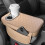 Car Armrest Cushion PU Leather with 2 Cup Holders and Side 2