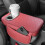 Car Armrest Cushion PU Leather with 2 Cup Holders and Side 6