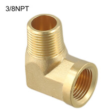 Brass 90-Degree Elbow Fitting 1/8 1/4 3/8 1/2 NPT