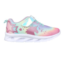 (8 UK Child, Multicoloured) Slazenger Childrens/Kids Alie 2.0 Unicorn Glitter Light Up Trainers