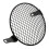 Motorcycle Headlight Lamp Mesh Grille 0.3 Inch 2