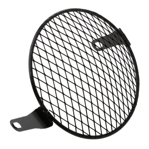 Motorcycle Headlight Lamp Mesh Grille 0.3 Inch 1