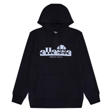 (L, Black) Ellesse Mens Pullover Hoodie