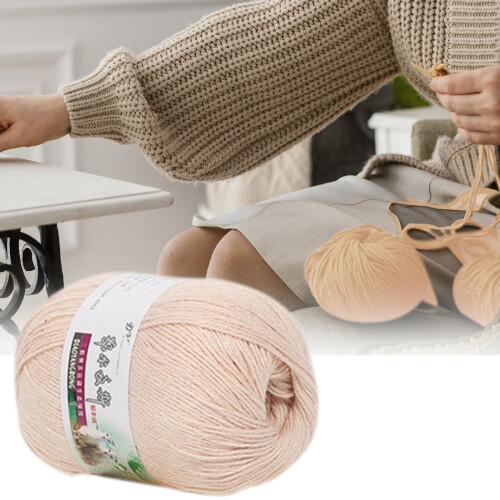 Cotton Yarn Soft Lightweight Solid Color for Knitting 1