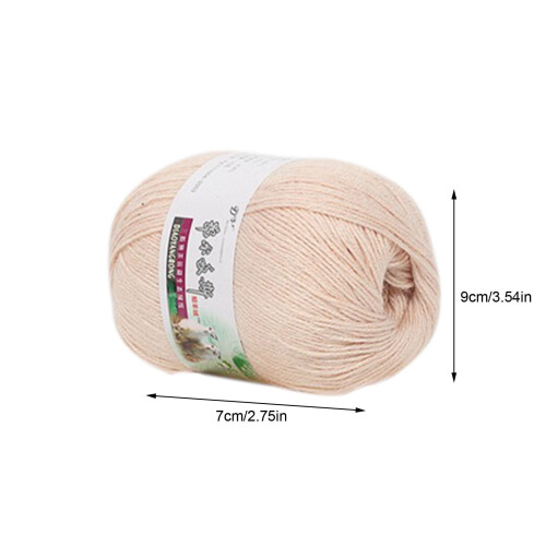 Cotton Yarn Soft Lightweight Solid Color for Knitting 2