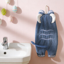 Hanging Hand Towel Coral Fleece Quick-Dry Absorbent
