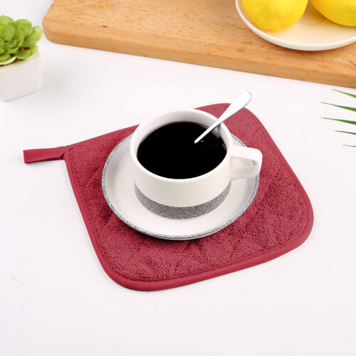 Cloth-Coated Placemats Thickened Insulation Mat 6 Pack