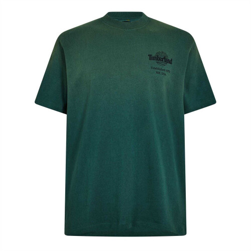 Timberland (M, Green) Timberland Mens Back Print Oversized T-Shirt