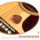 Wood Guitar Picks Assorted Colors 4 Pieces 8