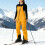 Women's Insulated Ski Bib Overalls Waterproof Windproof 8