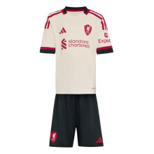 (3-4 Years, White) Adidas Childrens/Kids 25/26 Liverpool FC Away Kit Set