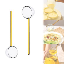 Glass Ladle Heat Resistant Round Long Handle 2 pcs
