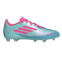 (12 UK, Blue/Pink) Adidas Mens Messi F50 Firm Ground Football Boots