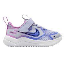 (6 UK Child, Ghost Grey/Pink) Nike Childrens/Kids Cosmic Mesh Running Trainers