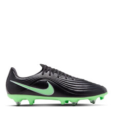 (10 UK, Black/Green) Nike Unisex Adult Tiempo Academy Soft Ground Football Boots