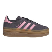 (5 UK, Aurora Purple/Pink) Adidas Childrens/Kids Gazelle Suede Platform Trainers