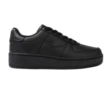 (4 UK, Black) Everlast Childrens/Kids Hanshi Action Leather Platform Trainers
