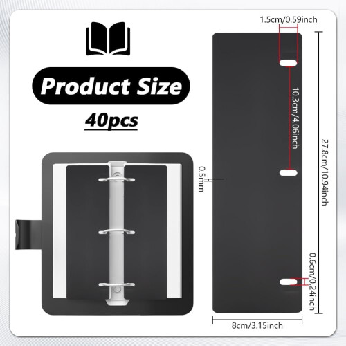 Flat Sheet Lifters Plastic 40 Pcs 10.9 x 3.2 Inch