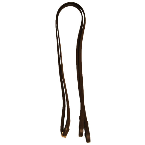 (Full, Brown) Hy Half Rubber Show Reins