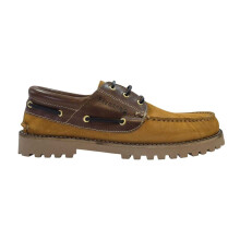 (7 UK, Honey/Bordeaux Red) Firetrap Mens Jose Classic Leather Shoes