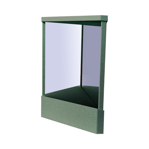 Non-Reversing Vanity Makeup Mirror, Real-View,
