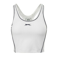 (12 UK, White) Slazenger Womens/Ladies Logo Racerback Vest Top
