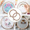 OFFIGAM Embroidery Hoops Imitation Wood 2 Pcs 4