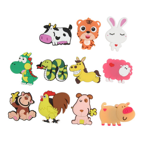 Crtynell Fridge Magnets Animal 3D Effect 11PCS 2