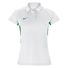 (S, White/Pine Green) Nike Womens/Ladies Contrast Panel Raglan Polo Shirt