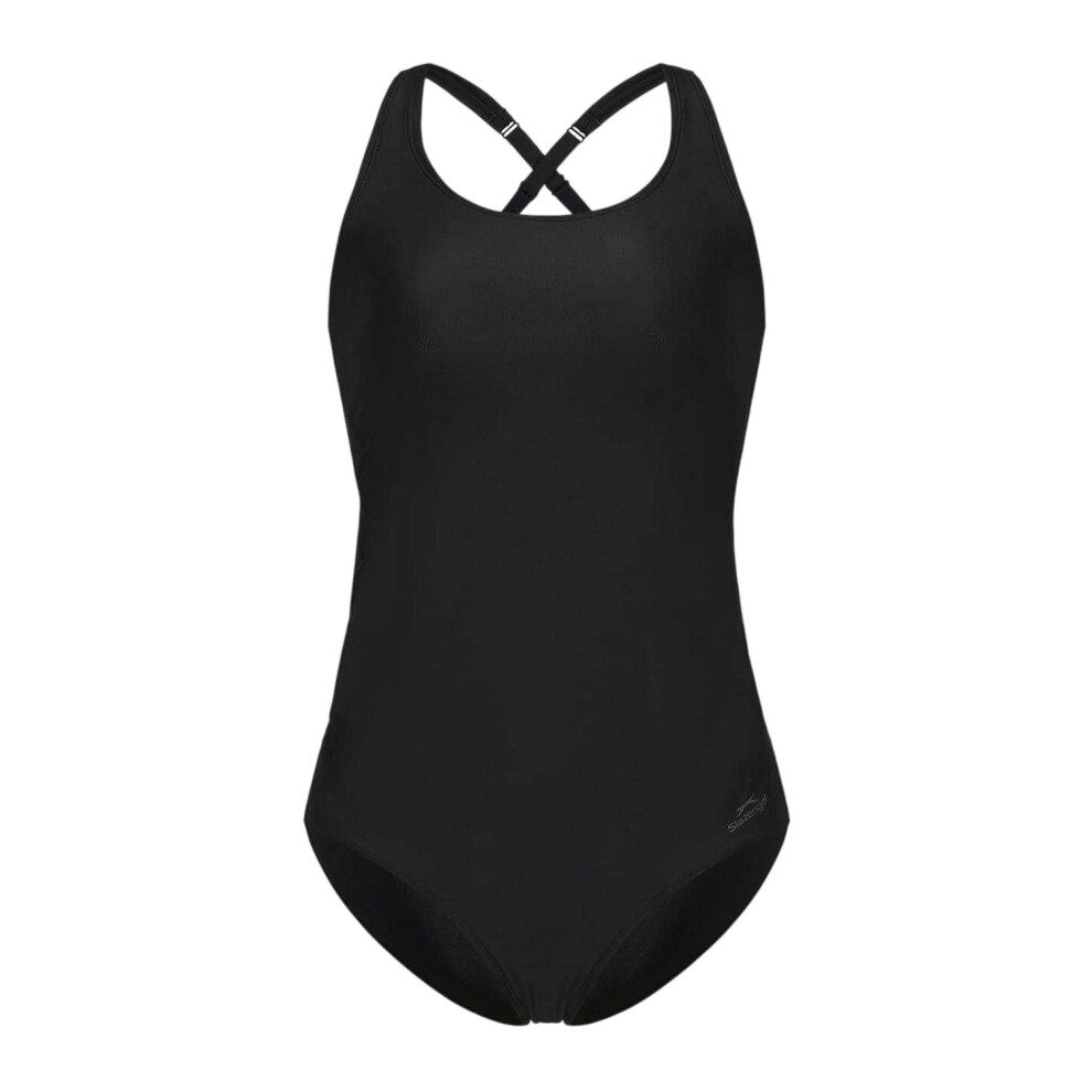 Photos - Swimwear Slazenger   Womens/Ladies Xtra Life Pregnancy One Piece Swimsuit (10 UK, Black)