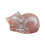 Quartz Sleeping Cat Statue 2 Inch Feng Shui Decor 1