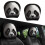 Car Headrest Covers Funny Print Stretchy Washable 2