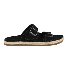 (11 UK, Black) Jack Wills Mens Leather Slip-on Flat Sandals