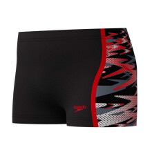 (13 Years, Anthracite/Red) Speedo Boys Hyper Boom Splice Logo Swimming Trunks