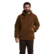 Jack Pyke Men’s Sherpa Fleece Hoodie Gen 2 Brown Camel Small